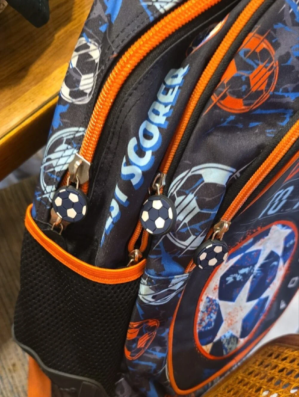 Born to Win Black & Orange Men's Backpack